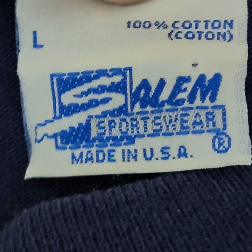 Vintage 1995 Atlanta Braves MLB T-Shirt Large Salem Sportswear USA Made Tee A99 - Picture 4 of 6